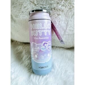 Igloo X Hello Kitty CAN 50th Anniversary Stainless Steel 16 Oz Pastel - NWT